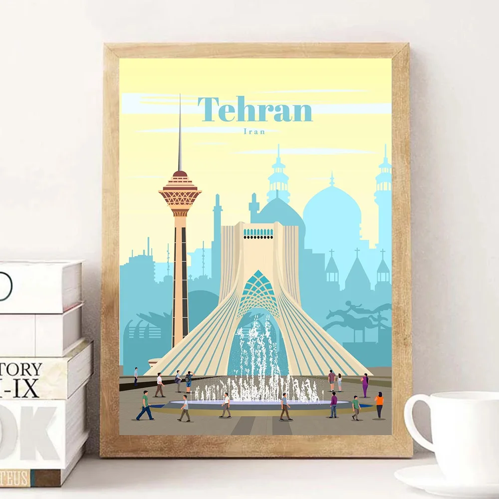 Tehran Iran City Travel Canvas Painting Wall Art Nordic Landscape Poster And Prints For Living Room Modern Pictures Home Decor
Tehran Iran City Travel Canvas Painting Wall Art Nordic Landscape Poster And Prints For Living Room Modern Pictures Home Decor