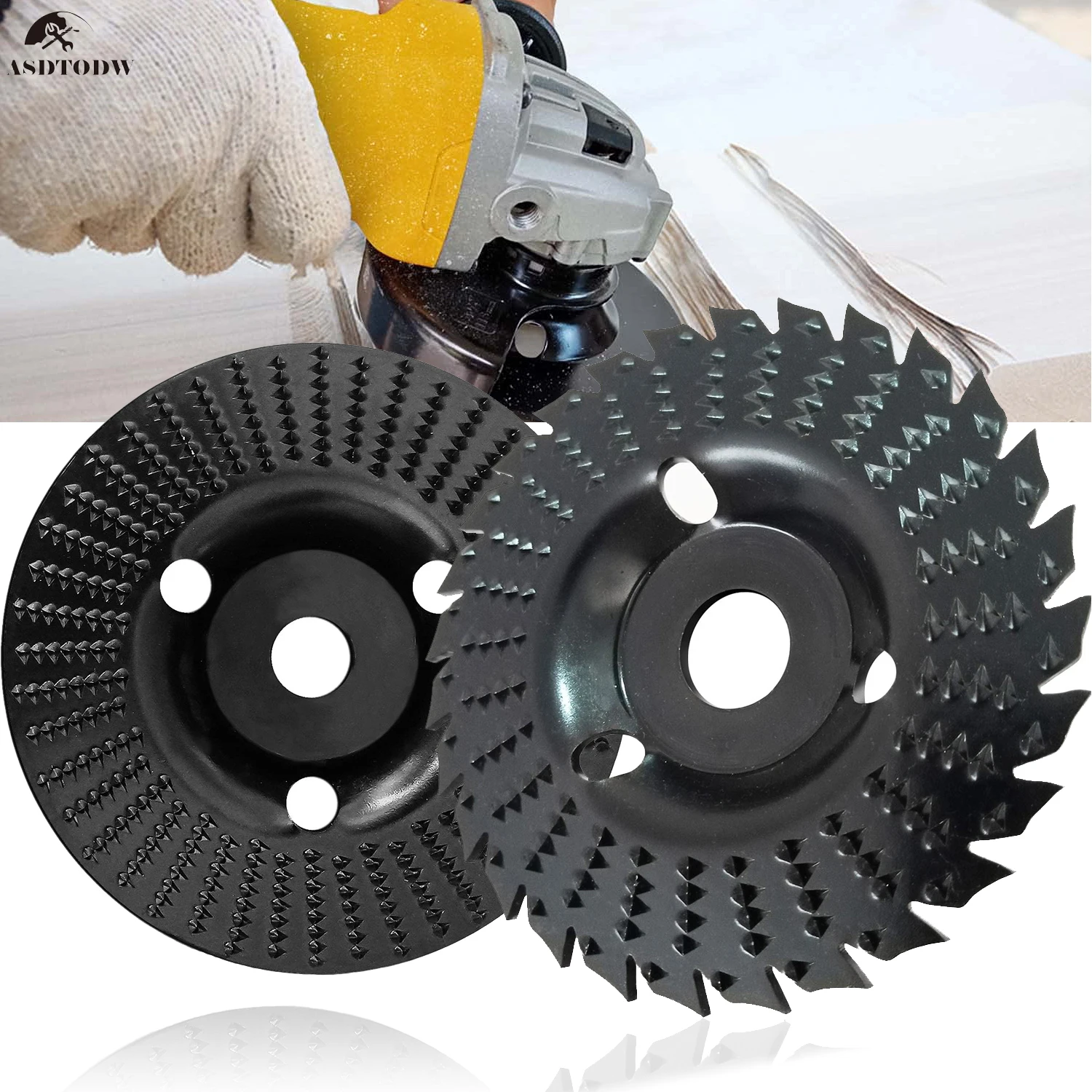 Abrasive Tools Wood Angle Grinder 125MM Angle Grinder Tooth Disc Grinding Carving Shaping Rotary Polishing 22MM Hole
Abrasive Tools Wood Angle Grinder 125MM Angle Grinder Tooth Disc Grinding Carving Shaping Rotary Polishing 22MM Hole