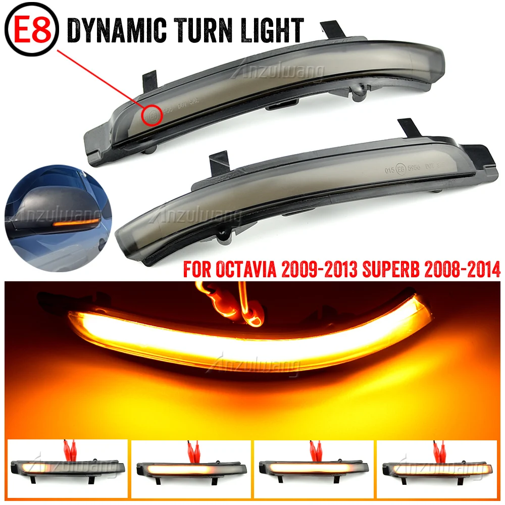For Skoda Octavia 1Z3 1Z5 09-12 Superb 3T4 3T5 09-13 LED Dynamic Turn Signal Light Rearview Indicator Blinker Sequential Lamp
For Skoda Octavia 1Z3 1Z5 09-12 Superb 3T4 3T5 09-13 LED Dynamic Turn Signal Light Rearview Indicator Blinker Sequential Lamp