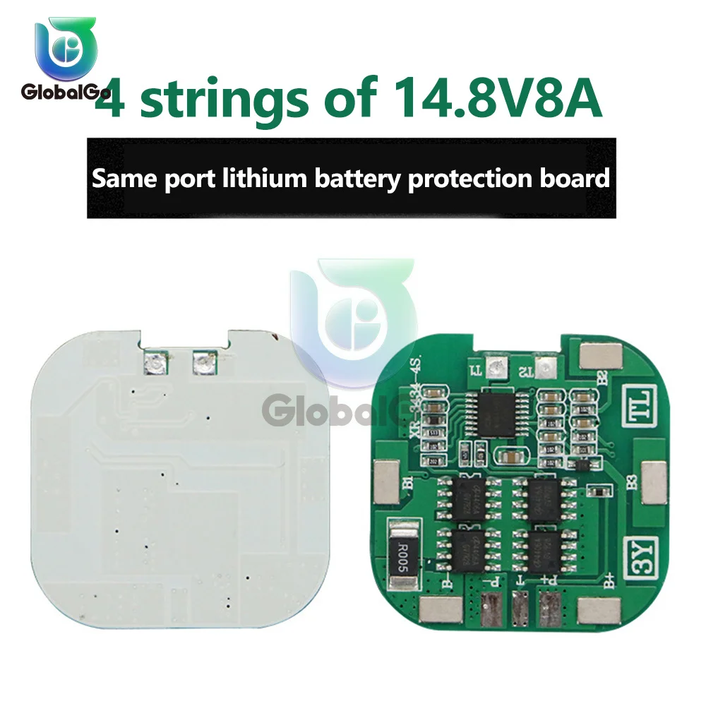 BMS 4S 8A 14.8V 16.8V 18650 Li-ion Lithium Battery Charge Protection Board Power Bank Monitor BMS 4S 8A PCB for Electric Tools
BMS 4S 8A 14.8V 16.8V 18650 Li-ion Lithium Battery Charge Protection Board Power Bank Monitor BMS 4S 8A PCB for Electric Tools