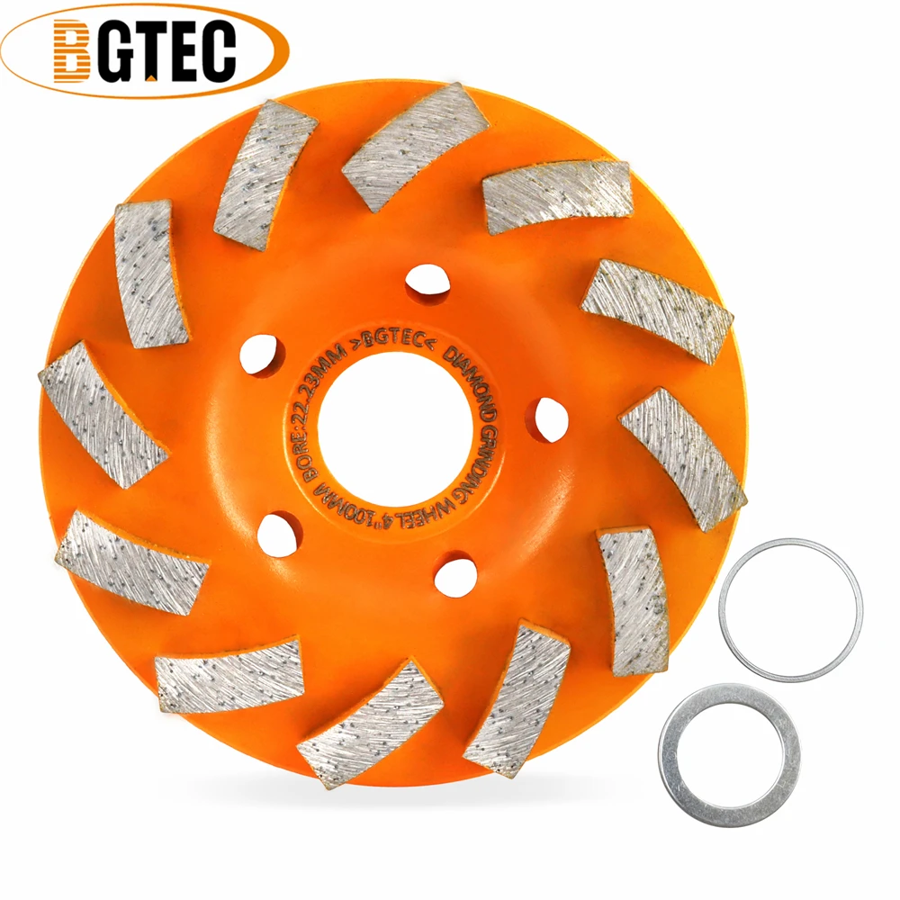 Шлифовальный круг BGTEC Алмазный, 4 дюйма/диаметр 100 мм, чашки для бетона, мрамора, гранита, кирпича, отверстие 22,23 мм, 1 шт.
Шлифовальный круг BGTEC Алмазный, 4 дюйма/диаметр 100 мм, чашки для бетона, мрамора, гранита, кирпича, отверстие 22,23 мм, 1 шт.