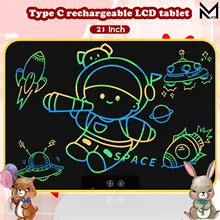 21Inch Rechargeable LCD Writing Tablet Colorful Drawing Board Toddler Doodle Board Perfect Electronic Gifts Toys For KIds&Adults
21Inch Rechargeable LCD Writing Tablet Colorful Drawing Board Toddler Doodle Board Perfect Electronic Gifts Toys For KIds&Adults