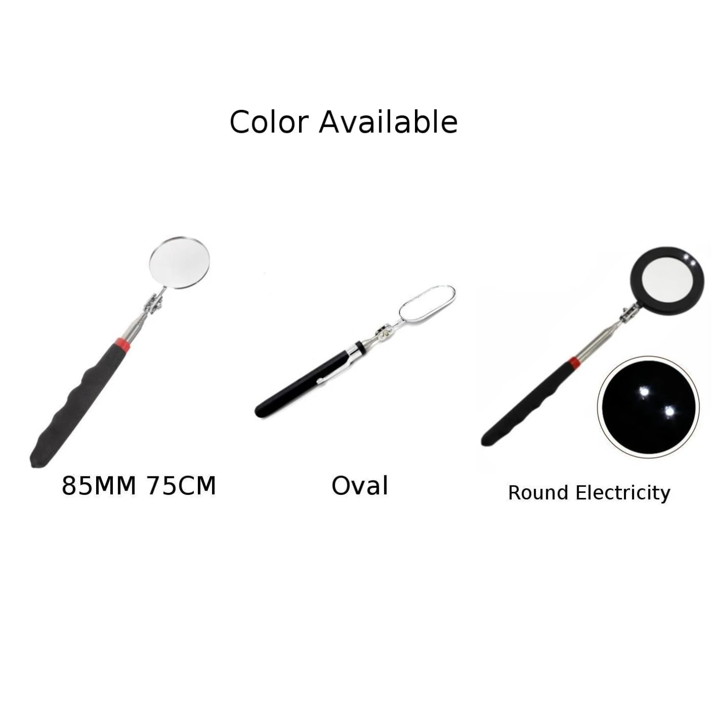 1x Stainless Steel Extending Inspection Mirror Telescopic Swivel Car Mechanic Folding Tool 360° DIY Detection Accessories
1x Stainless Steel Extending Inspection Mirror Telescopic Swivel Car Mechanic Folding Tool 360° DIY Detection Accessories