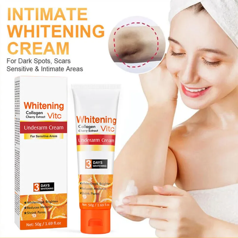 

Vitamin C Underarms Private Parts Inner Thighs Remove Deposited Melanin Universal Whitening Moisturizing Cream For Men Women