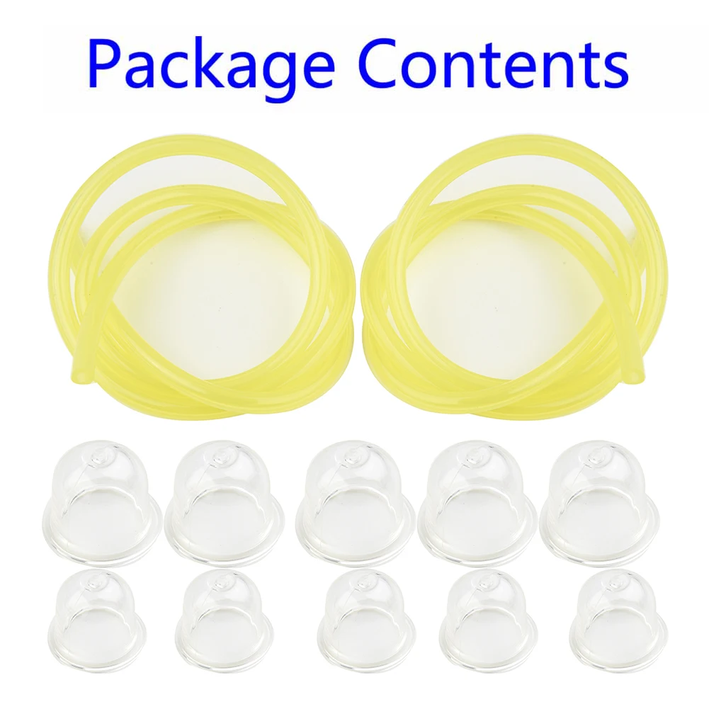 10pcs Primer Bulbs 2pcs Fuel Line Kit For Victa For Echo For Homelite For Stihl Part Replacement Repair Garden Tool Accessorie
10pcs Primer Bulbs 2pcs Fuel Line Kit For Victa For Echo For Homelite For Stihl Part Replacement Repair Garden Tool Accessorie