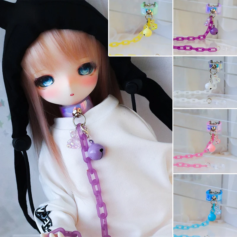 

D04-A645 handmade toy 1/3 uncle DD 1/4 MDD MSD Doll BJD/SD doll Accessories Bell collar traction rope 1pcs