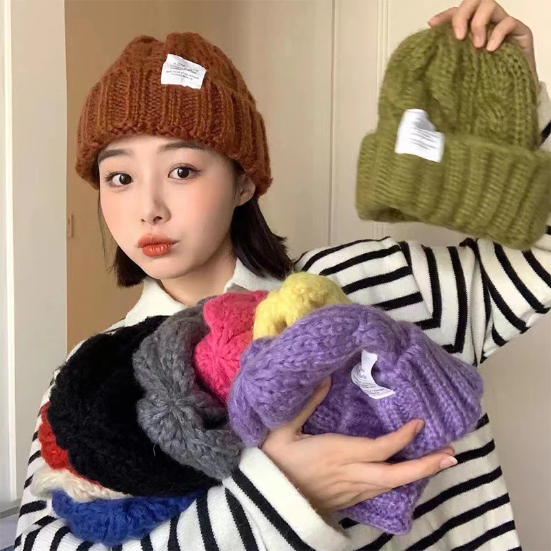 New Women's Winter Knitted Hat Beanie Hats For Women Knit Cap Fashion Warm Couple Cap Bonnet Woman Winter Twist Female Bonnet
New Women's Winter Knitted Hat Beanie Hats For Women Knit Cap Fashion Warm Couple Cap Bonnet Woman Winter Twist Female Bonnet