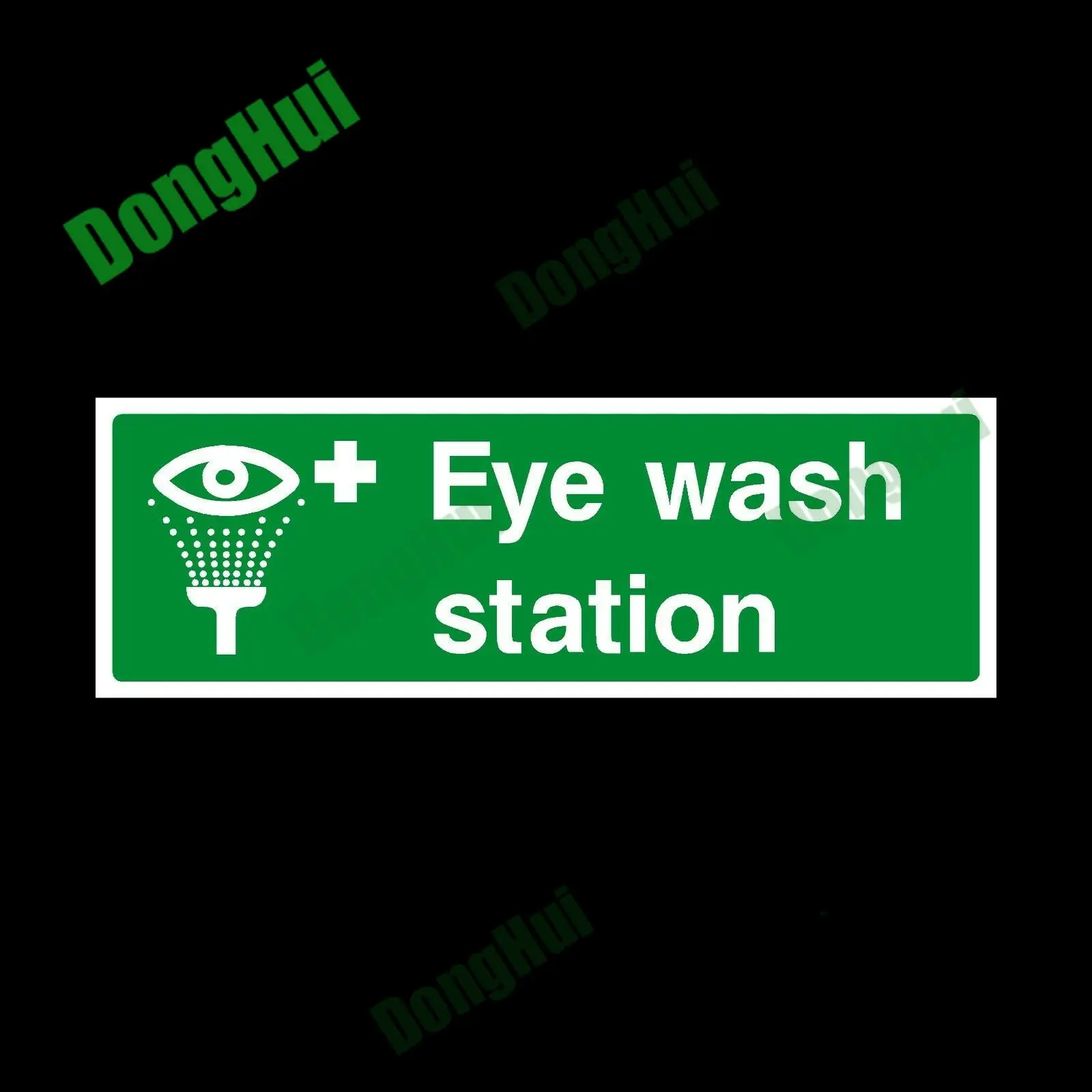 Eye Wash Station Plastic Sign Warning Caution Danger Sticker for School Hospital Workshop PVC Waterproof 
Eye Wash Station Plastic Sign Warning Caution Danger Sticker for School Hospital Workshop PVC Waterproof