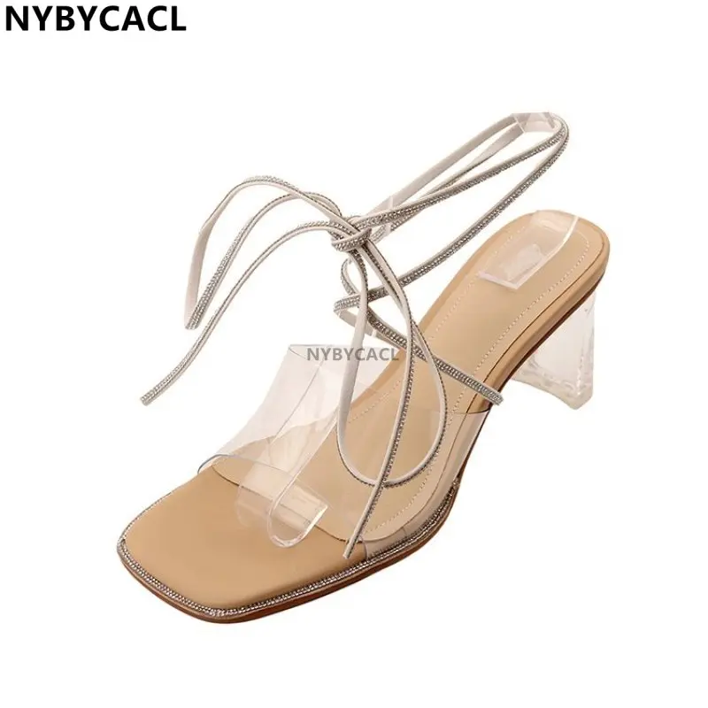 2023 Summer New Women's Platform Sandals Flat Rhinestone Peep Toe Comfortable Sandals Outdoor Beach Shoes Bandage High Heels
2023 Summer New Women's Platform Sandals Flat Rhinestone Peep Toe Comfortable Sandals Outdoor Beach Shoes Bandage High Heels