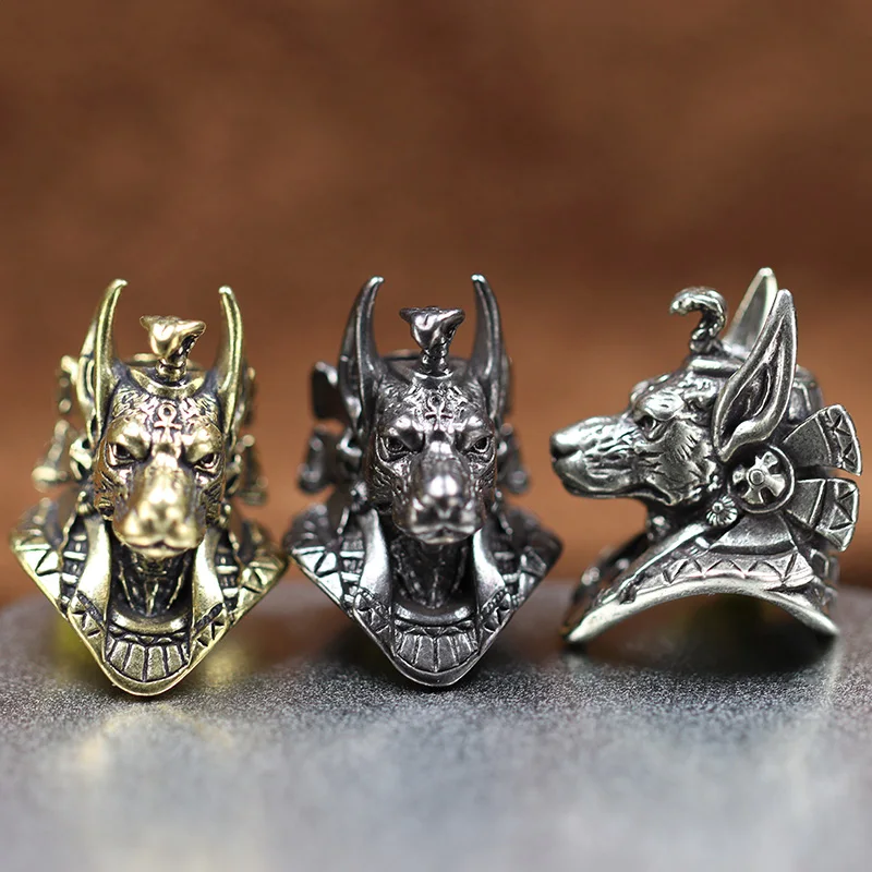 Ancient Egypt Death God Anubis Jackal Head Brass EDC Knife Beads DIY Paracord Woven Lanyard Pendants Jewelry Outdoor Accessories
Ancient Egypt Death God Anubis Jackal Head Brass EDC Knife Beads DIY Paracord Woven Lanyard Pendants Jewelry Outdoor Accessories