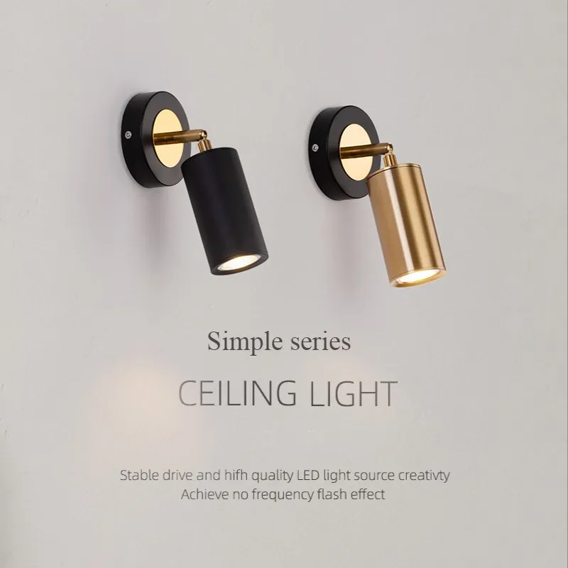 Minimalist LED Wall Lamp Creative Revolving Bedside Lamp Hallway Small Spot Light Study Reading Light Simple Bedroom Wall Lamp
Minimalist LED Wall Lamp Creative Revolving Bedside Lamp Hallway Small Spot Light Study Reading Light Simple Bedroom Wall Lamp