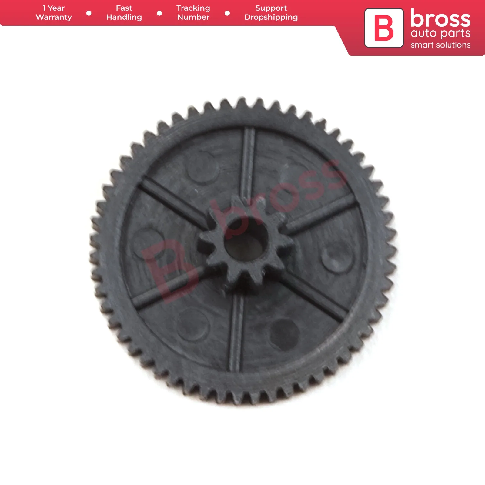 

Bross BGE607 Air Conditioning Motor Repair Gear for Renault Clio Teeth numbers: 56 and 10; Diameter:18.78mm; Thickness: 6.93mm