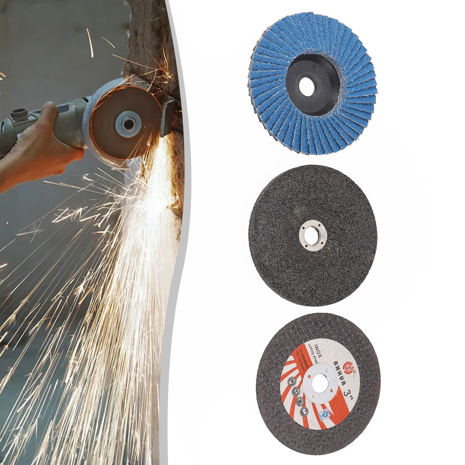 Durable High Quality Practical Useful Brand New Cutting Disc Grinding Wheel 3 Inch 3pcs 75mm Polishing Disc Tool
Durable High Quality Practical Useful Brand New Cutting Disc Grinding Wheel 3 Inch 3pcs 75mm Polishing Disc Tool