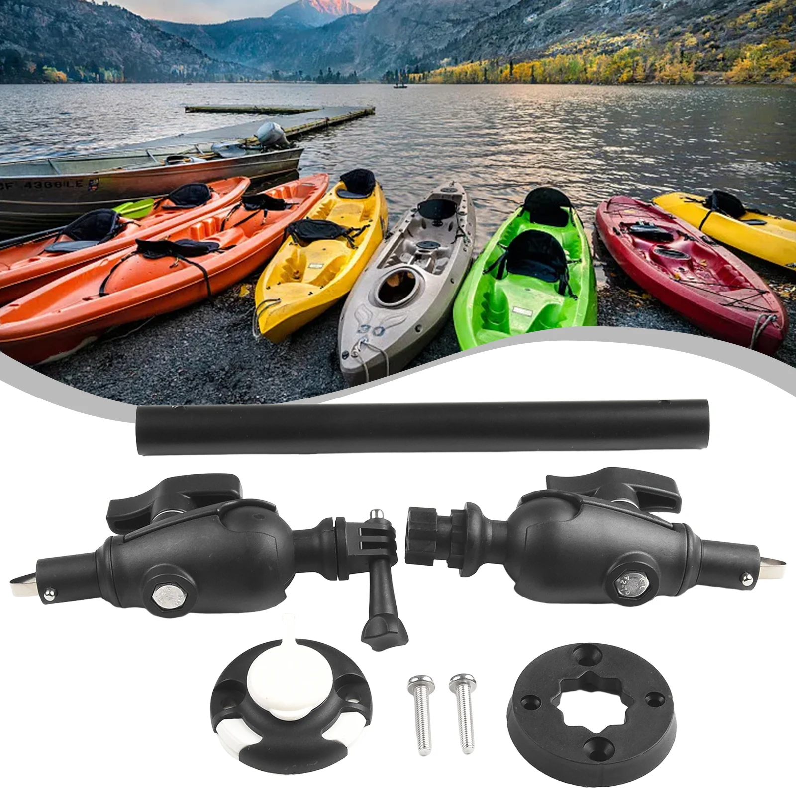 Camera Mount Kit Bracket Aluminum Camera Mounts Kayaks Accessories Light In Weight Stainless Steel Lightweight
Camera Mount Kit Bracket Aluminum Camera Mounts Kayaks Accessories Light In Weight Stainless Steel Lightweight