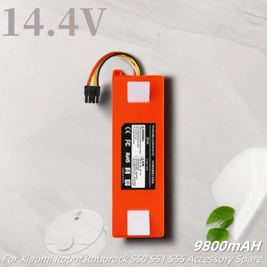 14.4V Li-ion Battery Original Robotic Vacuum Cleaner Replacement Battery for Xiaomi Robot Roborock S50 S51 S55 Accessory Spare
14.4V Li-ion Battery Original Robotic Vacuum Cleaner Replacement Battery for Xiaomi Robot Roborock S50 S51 S55 Accessory Spare