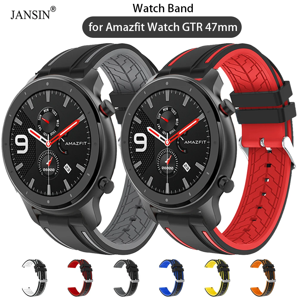 Ремешок для часов Huami Amazfit GTR 47 мм, мягкий силиконовый браслет для смарт-часов, аксессуары для Amazfit GTR 47 мм
Ремешок для часов Huami Amazfit GTR 47 мм, мягкий силиконовый браслет для смарт-часов, аксессуары для Amazfit GTR 47 мм