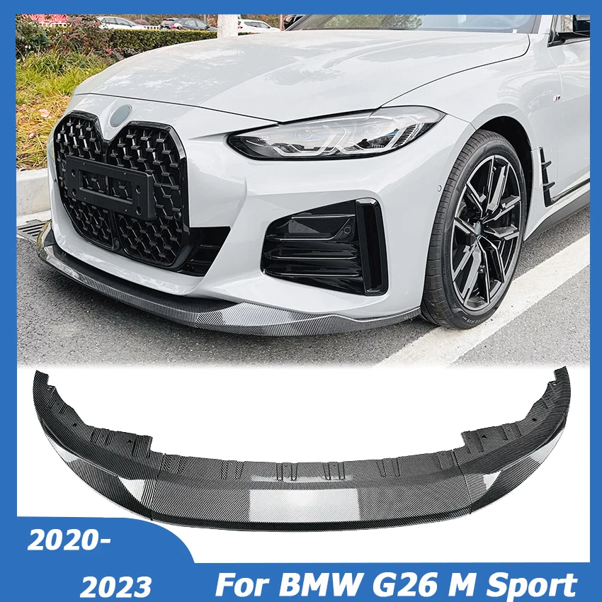 For BMW 4 Series G26 M Sport 2020-2023 Front Bumper Lip Spoiler Splitters Body Kit Aprons Cover Guard Trim Car Accessories
For BMW 4 Series G26 M Sport 2020-2023 Front Bumper Lip Spoiler Splitters Body Kit Aprons Cover Guard Trim Car Accessories