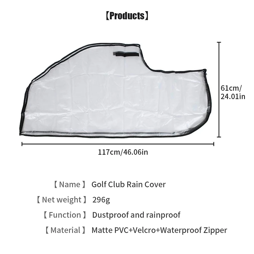 Golf Bag Rain Cover PVC Trolley Rain cover Outdoors Portable Golf Bag Protection Rain Cape Waterproof Windproof Golf Rain Hood Golf Bag Rain Cover PVC Trolley Rain cover Outdoors Portable Golf Bag Protection Rain Cape Waterproof Windproof Golf Rain Hood