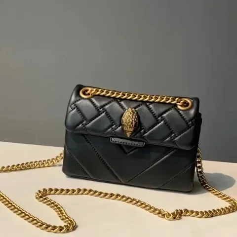 

Kurt Geiger london 2024 new Eagle Head Gold and Silver Chain Ladies Crossbody Bags for Women Purses and Handbags Luxury Designer