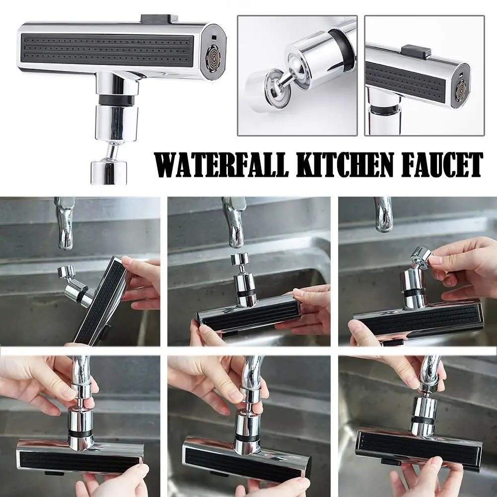 

Booster Extension Water Nozzle Faucet Splash Protector Supplies Outlet Rotary Water Universal Bubbler Waterfall Joint Home M3B5