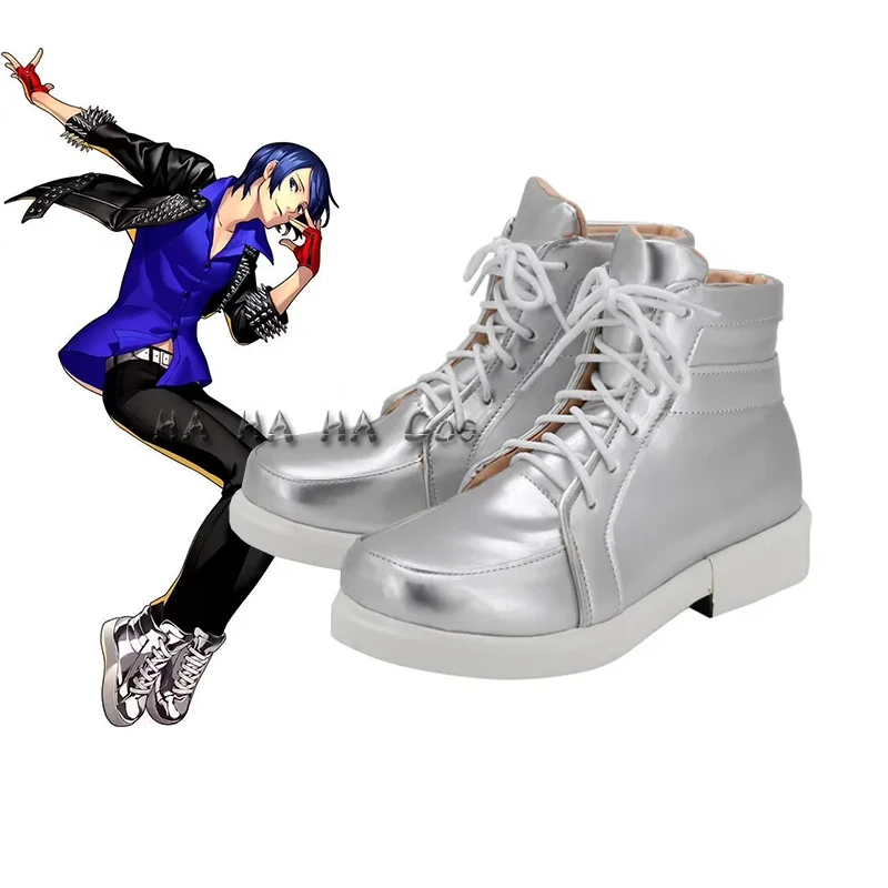 Persona 5 P5 Yusuke Cosplay Shoes Boots Anime Cosplay Costumes Silver Shoes Halloween Party Role Play Outfits Props Custom-made
Persona 5 P5 Yusuke Cosplay Shoes Boots Anime Cosplay Costumes Silver Shoes Halloween Party Role Play Outfits Props Custom-made