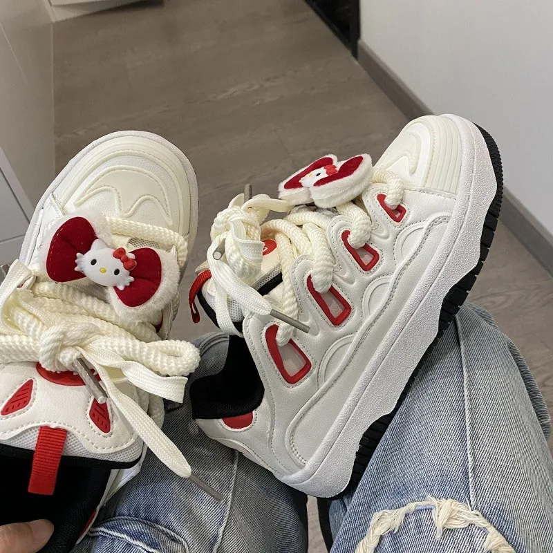 Kawaii Sanrio Hello Kitty Y2K Anime Cartoon Thick Sole Plate Shoes Cute Versatile Student Plush Sports Shoes Girl Festivals Gift
Kawaii Sanrio Hello Kitty Y2K Anime Cartoon Thick Sole Plate Shoes Cute Versatile Student Plush Sports Shoes Girl Festivals Gift