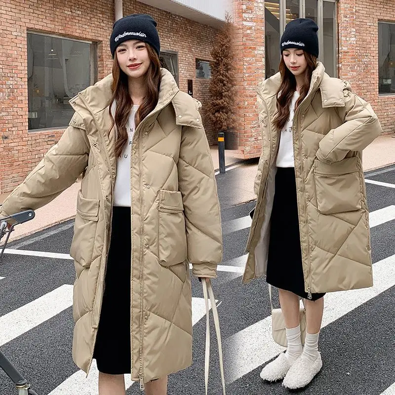 2023 Women's Winter Hooded Long Jacket Overcoat Thick Down Cotton Padded Cold Coat Female Plus Size Casual Parkas Women L297
2023 Women's Winter Hooded Long Jacket Overcoat Thick Down Cotton Padded Cold Coat Female Plus Size Casual Parkas Women L297