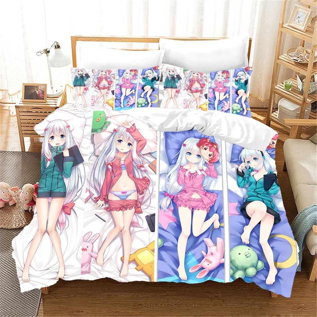 3D Modern Japanese Cartoon Anime Movie Cute Girl Sexy 3pcs Polyester Bedding Sets Bed Duvet Cover Set and 2pcs Pillow cover
3D Modern Japanese Cartoon Anime Movie Cute Girl Sexy 3pcs Polyester Bedding Sets Bed Duvet Cover Set and 2pcs Pillow cover