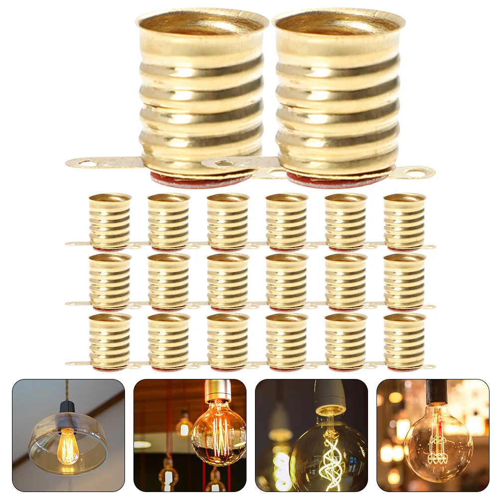 50 Pcs Lamp Holder Small Socket Mini LED Bulb Base Circuit Screw Short Feet Adapter Copper E10 Lamps
50 Pcs Lamp Holder Small Socket Mini LED Bulb Base Circuit Screw Short Feet Adapter Copper E10 Lamps