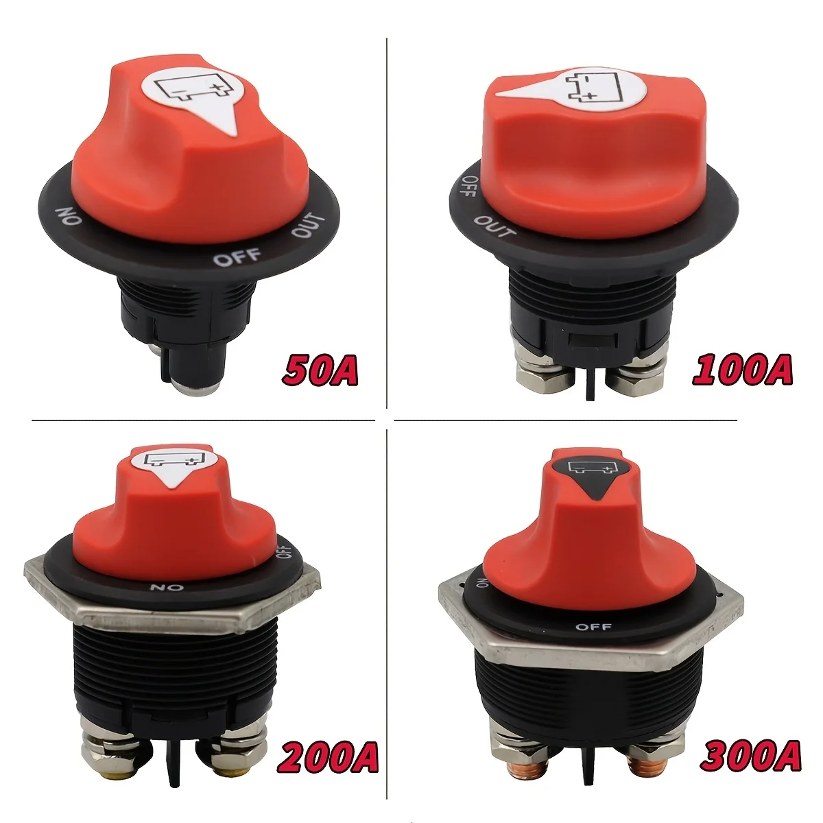 Выключатель автомобильного аккумулятора, соединитель питания постоянного тока 32 В, 50 А, 100 А, 200 А, 300 А, для автомобилей, мотоциклов, грузовиков, лодок
Выключатель автомобильного аккумулятора, соединитель питания постоянного тока 32 В, 50 А, 100 А, 200 А, 300 А, для автомобилей, мотоциклов, грузовиков, лодок