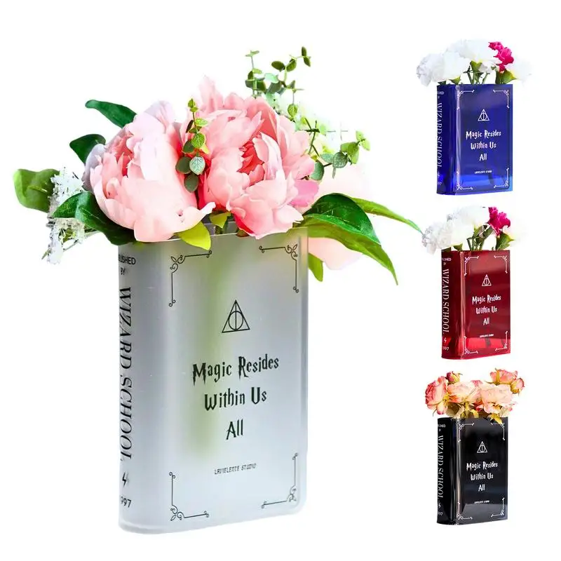 Acrylic Book-Shaped Vase Showcase Flowers Container Tabletop Accessory home decoration Vase for Valentines bookstores, librarie
Acrylic Book-Shaped Vase Showcase Flowers Container Tabletop Accessory home decoration Vase for Valentines bookstores, librarie