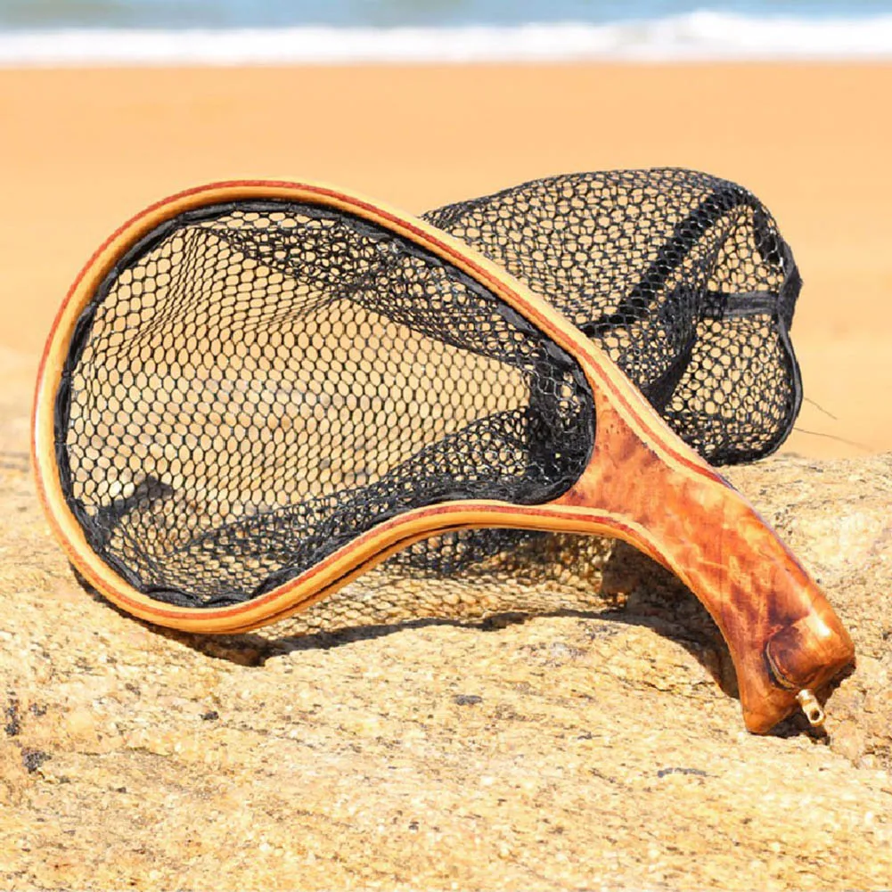 Durable Fly Fishing Net Release Net Wooden Frame Fishing Net Functional Landing Catch Wood+plastic For Fly Fishing
Durable Fly Fishing Net Release Net Wooden Frame Fishing Net Functional Landing Catch Wood+plastic For Fly Fishing