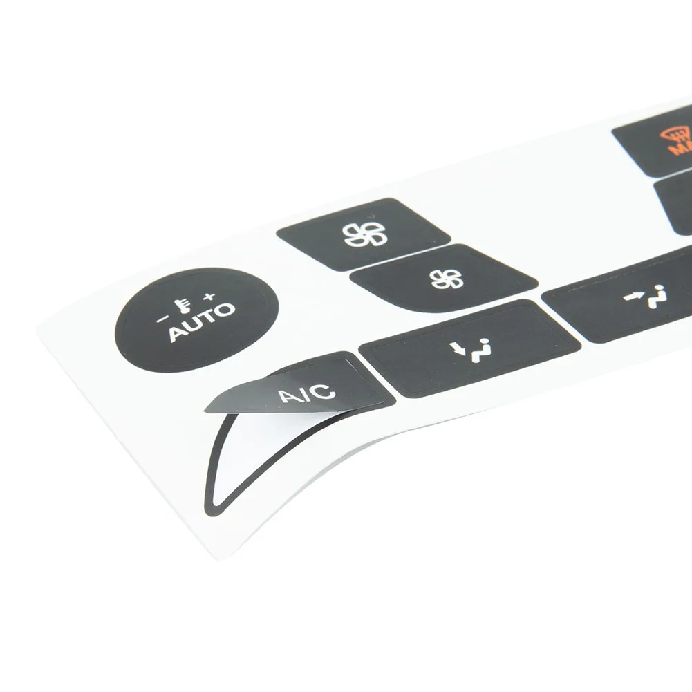 Useful Durable High Quality Repair Sticker A/C Button High Grade Vinyl Replacement Accessories Black Control Switch
Useful Durable High Quality Repair Sticker A/C Button High Grade Vinyl Replacement Accessories Black Control Switch