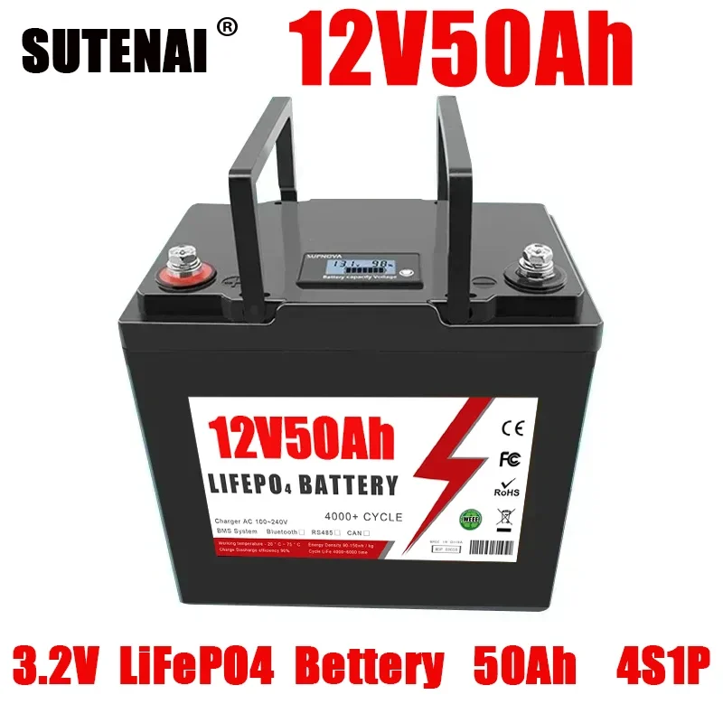 2024,12V LifePo4 Genuine Rechargeable Lithium Iron Phosphate Battery Pack 12V 50AH Built-In BMS For+free shipping
2024,12V LifePo4 Genuine Rechargeable Lithium Iron Phosphate Battery Pack 12V 50AH Built-In BMS For+free shipping