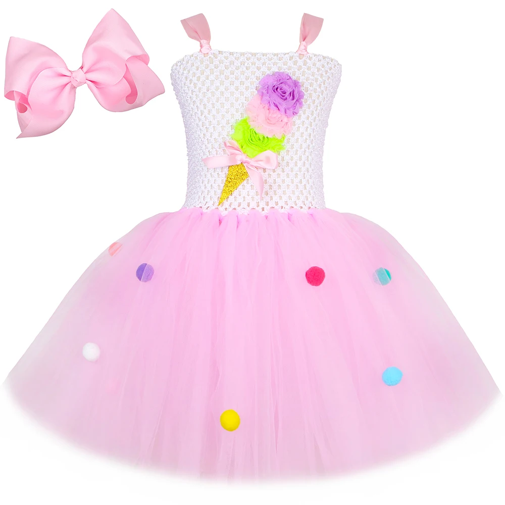 Ice Cream Candy Costume Rainbow Tutu Dress for Girls Birthday Party Princess Dress Kids Christmas Halloween Carnival Clothes
Ice Cream Candy Costume Rainbow Tutu Dress for Girls Birthday Party Princess Dress Kids Christmas Halloween Carnival Clothes