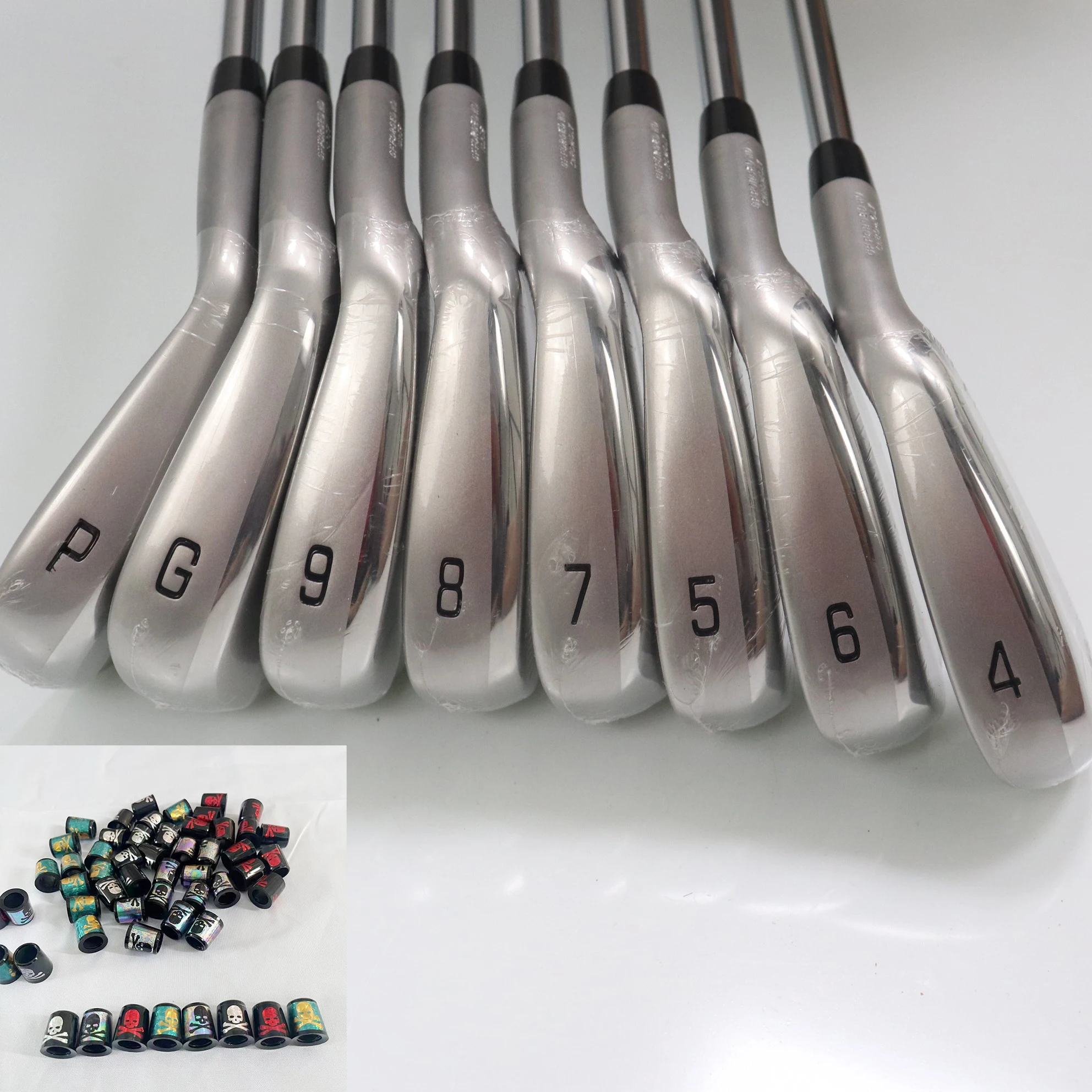 

Mens 921 Golf Iron Set 921 Golf Clubs Silver Heads 8pcs Soft Iron Customize Allowed With Graphite/Steel Shaft With Headcovers