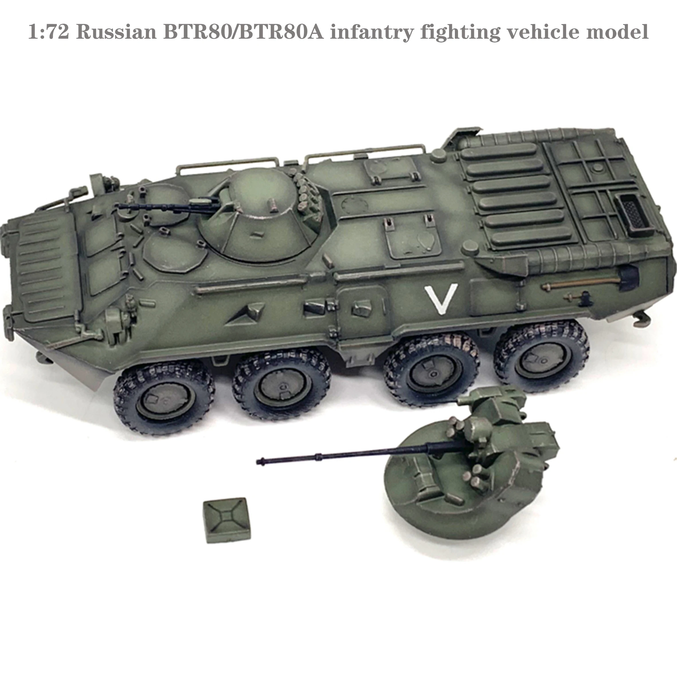 Fine 1:72 Russian Btr80/btr80a Infantry Fighting Vehicle Model Metal Gun Barrel Finished Product Collection Model Military Tank
Fine 1:72 Russian Btr80/btr80a Infantry Fighting Vehicle Model Metal Gun Barrel Finished Product Collection Model Military Tank