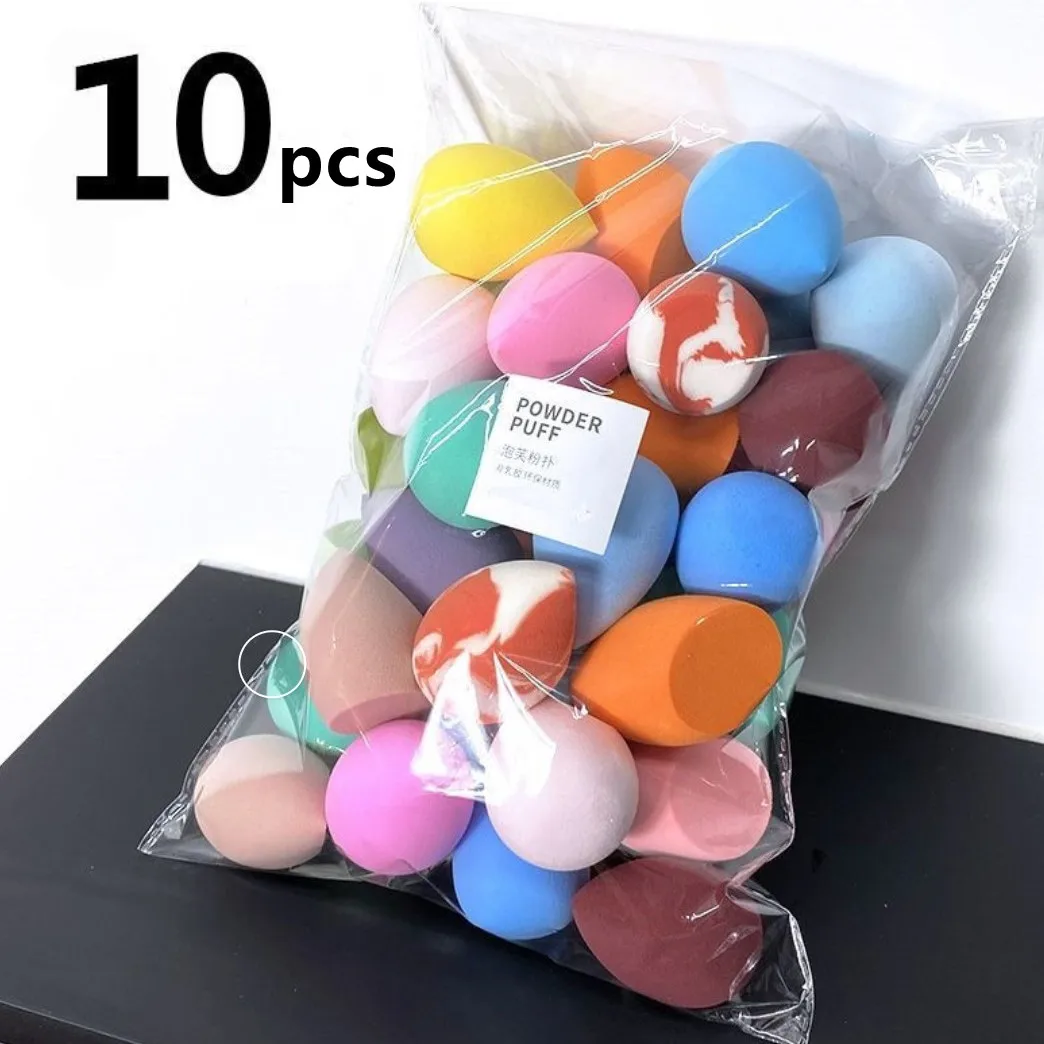 10PCS Cosmetic Puff Set Makeup Foundation Sponge Women Powder Puff Makeup tools Wholesale Make up Blender
10PCS Cosmetic Puff Set Makeup Foundation Sponge Women Powder Puff Makeup tools Wholesale Make up Blender