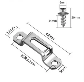 100pcs Woodworking Invisible Two In One Carpentry Connector Screw Wardrobe Accessories Cabinet Body Furniture Combined Fastener
100pcs Woodworking Invisible Two In One Carpentry Connector Screw Wardrobe Accessories Cabinet Body Furniture Combined Fastener