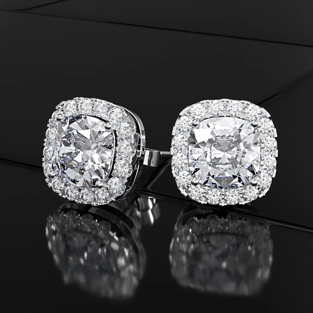 Luxury princess 925 sterling silver Simulated Diamond Stud Earrings for Women Lady anniversary gift jewelry Wholesale
Luxury princess 925 sterling silver Simulated Diamond Stud Earrings for Women Lady anniversary gift jewelry Wholesale