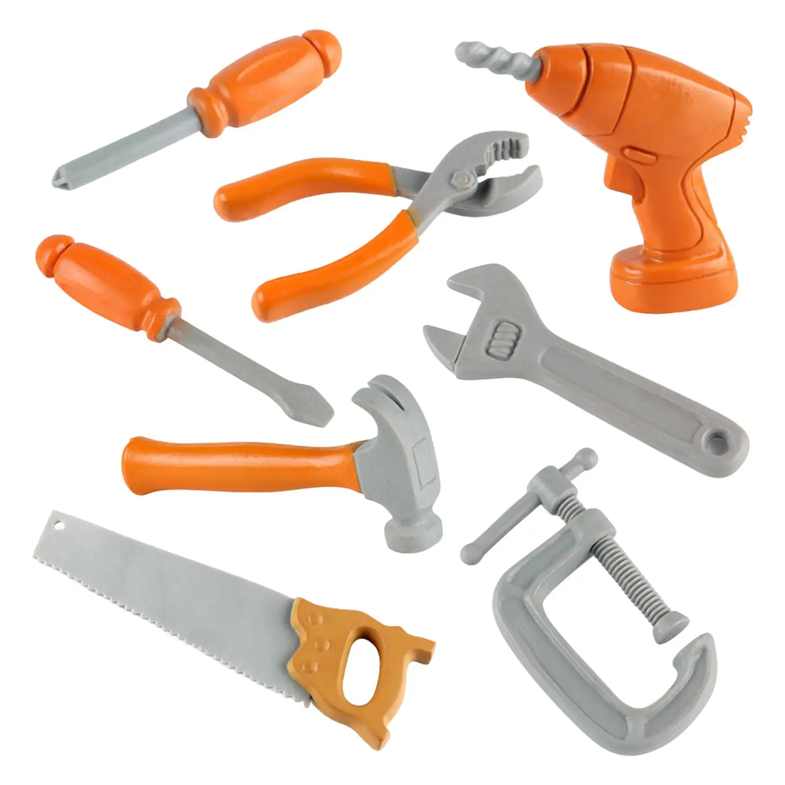 8Pcs Pretend Play Tool Motor Skills Kids Play Tool Set Workshop Toy Tools for Birthday Gift Ages 3+ Kids Party Toys Boys Girls
8Pcs Pretend Play Tool Motor Skills Kids Play Tool Set Workshop Toy Tools for Birthday Gift Ages 3+ Kids Party Toys Boys Girls