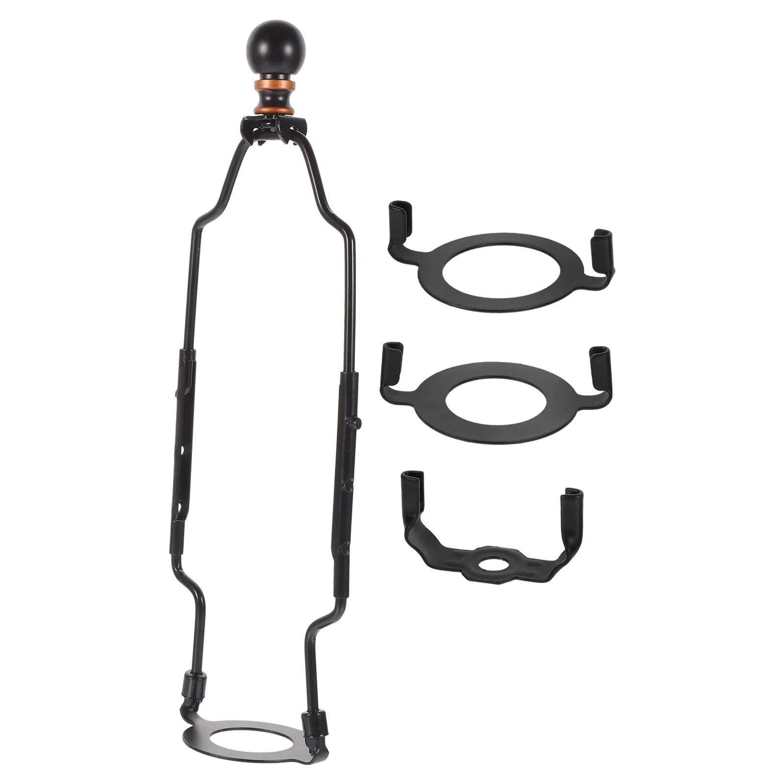 Lamp Shade Floor Bracket Harp Holder Kit Detachable for Repair Lampshade Adapter
Lamp Shade Floor Bracket Harp Holder Kit Detachable for Repair Lampshade Adapter