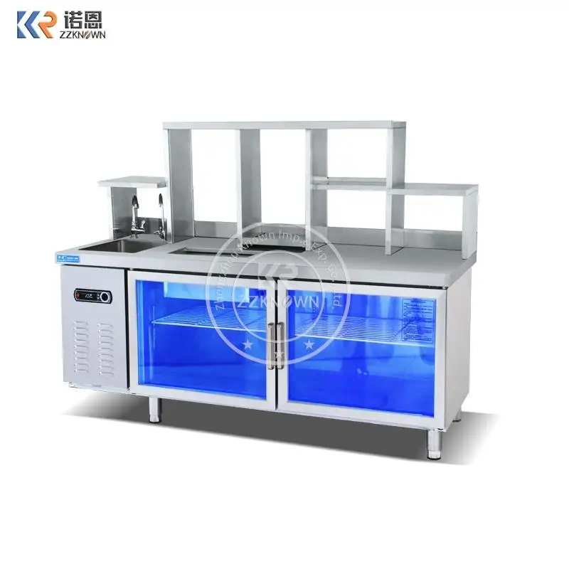 

1.5m Stainless Steel Blu Ray Bouteilles Bubble Tea Making Machine For Milk Tea Shop