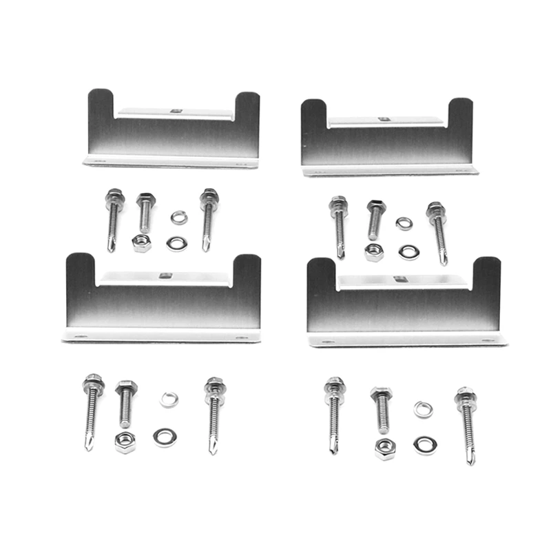 4Piece Set For Marine RV House Boat Z-Shaped Solar Bracket Photovoltaic Panel Bracket
4Piece Set For Marine RV House Boat Z-Shaped Solar Bracket Photovoltaic Panel Bracket