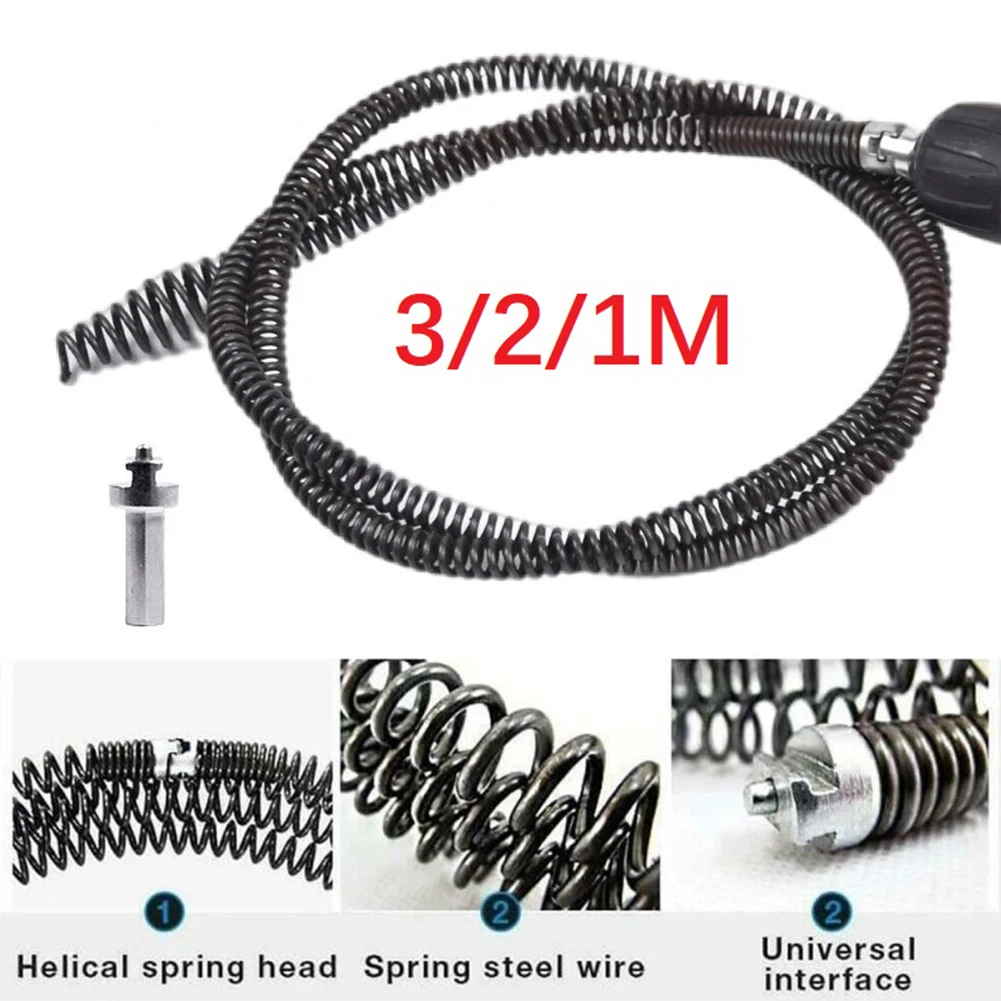 3-1M Pipe Dredging Tool Spring Pipe Sewer Pipe Unblocker Bathroom Kitchen Drainer Cleaner Basin Pipeline Clogged Remover Tool
3-1M Pipe Dredging Tool Spring Pipe Sewer Pipe Unblocker Bathroom Kitchen Drainer Cleaner Basin Pipeline Clogged Remover Tool