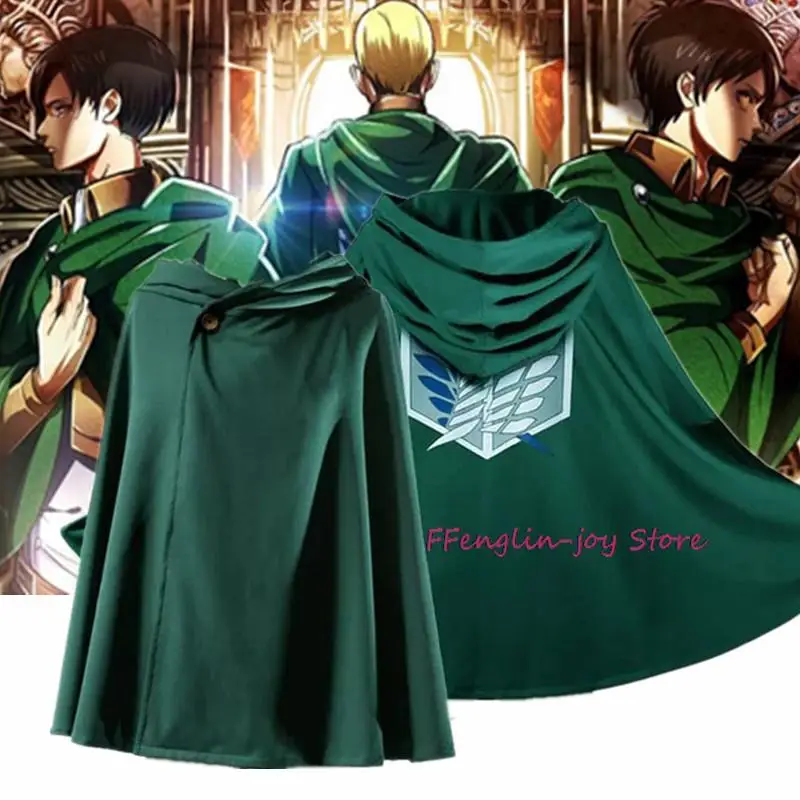 Anime Attack on Titan Cosplay AOT EREN Levi Ackerman Costume Cape Shingeki no Kyojin Cloak Clothes Fantasia Blanket
Anime Attack on Titan Cosplay AOT EREN Levi Ackerman Costume Cape Shingeki no Kyojin Cloak Clothes Fantasia Blanket