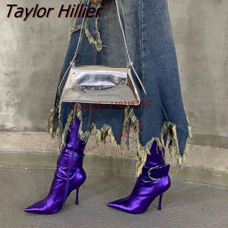 Pointed Boots Special-Shaped Heel 2023 New Leather Boots With Metal Buckle Sexy Side Zipper Autumn And Winter Boots Tide
Pointed Boots Special-Shaped Heel 2023 New Leather Boots With Metal Buckle Sexy Side Zipper Autumn And Winter Boots Tide