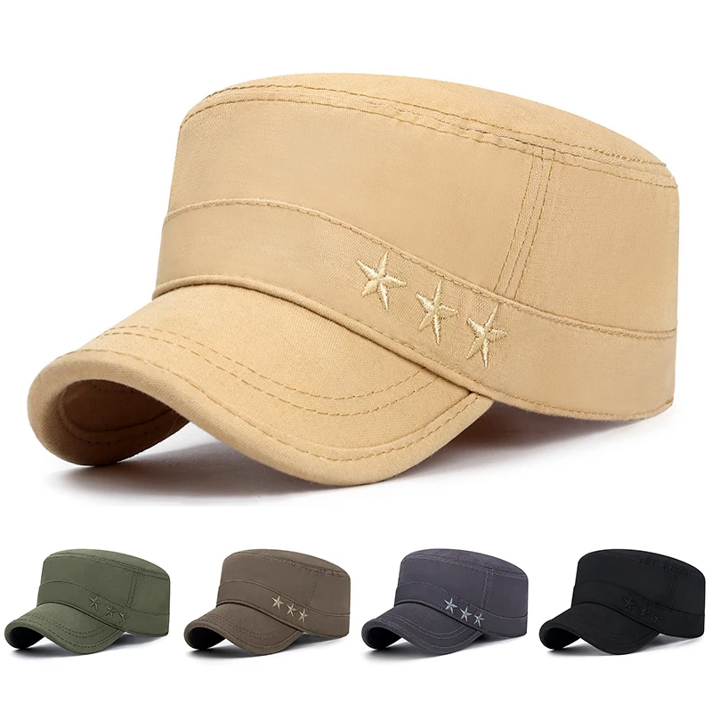 Outdoor Sun Protection Flat-topped Cap Summer Sun Hat Unisex Vintage Baseball Cap Casual Washed Cotton Solid Caps Wholesale
Outdoor Sun Protection Flat-topped Cap Summer Sun Hat Unisex Vintage Baseball Cap Casual Washed Cotton Solid Caps Wholesale