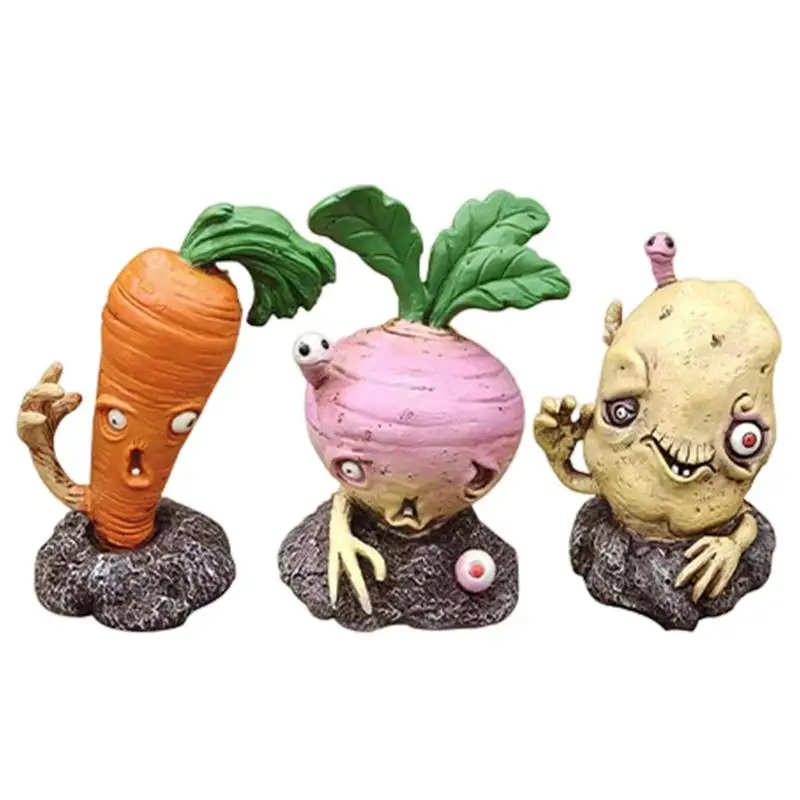 Spooky Vegetable Zombie Statue Resin Figurine Hand-painted Resin Art Garden Decor For Tabletop Bonsai Crafts Outdoor Ornament
Spooky Vegetable Zombie Statue Resin Figurine Hand-painted Resin Art Garden Decor For Tabletop Bonsai Crafts Outdoor Ornament