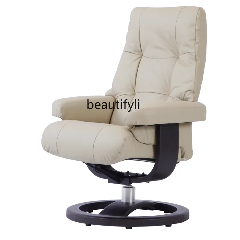 Modern Light Luxury Recliner Couch Genuine Leather Nordic Leisure Chair High Backrest Light Luxury Single Living Room Chair
Modern Light Luxury Recliner Couch Genuine Leather Nordic Leisure Chair High Backrest Light Luxury Single Living Room Chair